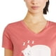 T-shirt de nuit avec encolure en V George pour femmes – image 4 sur 6
