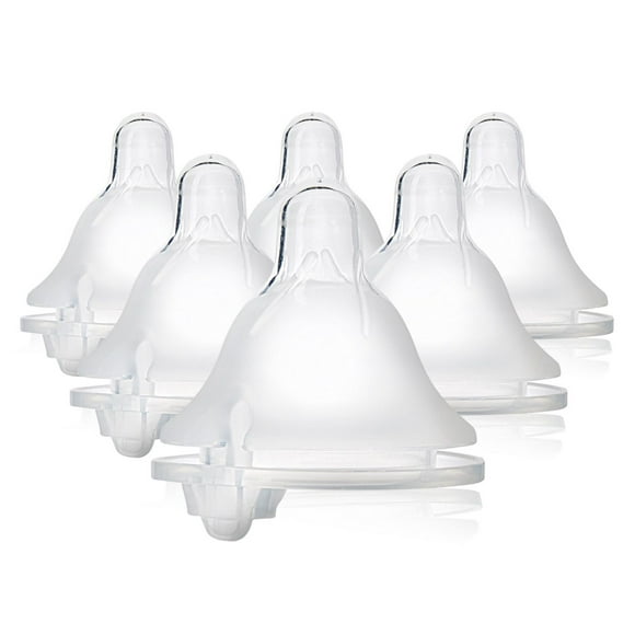 EVENFLO FEEDING BALANCE+ WIDE NIPPLES, MEDIUM 6PK