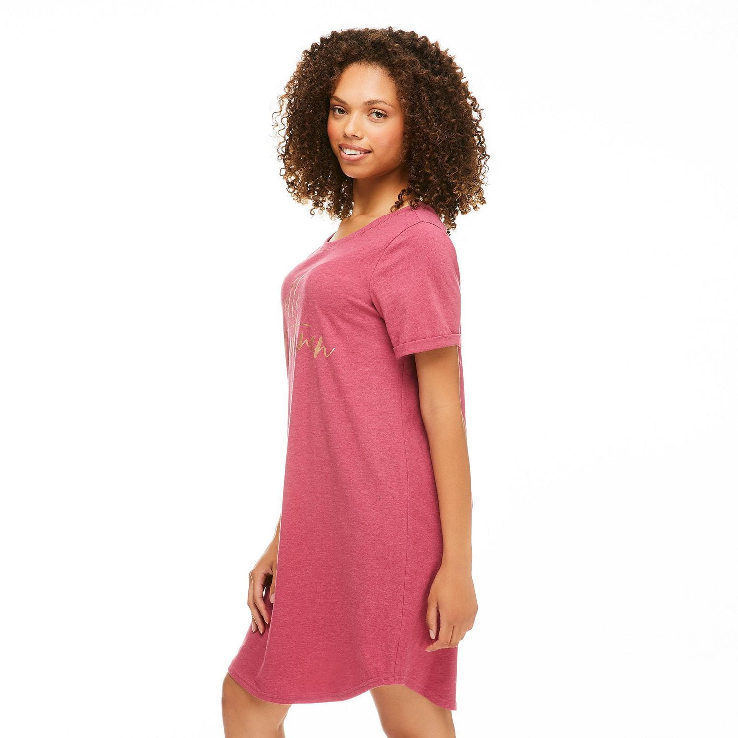 George Women's Rolled Sleeve Nightshirt