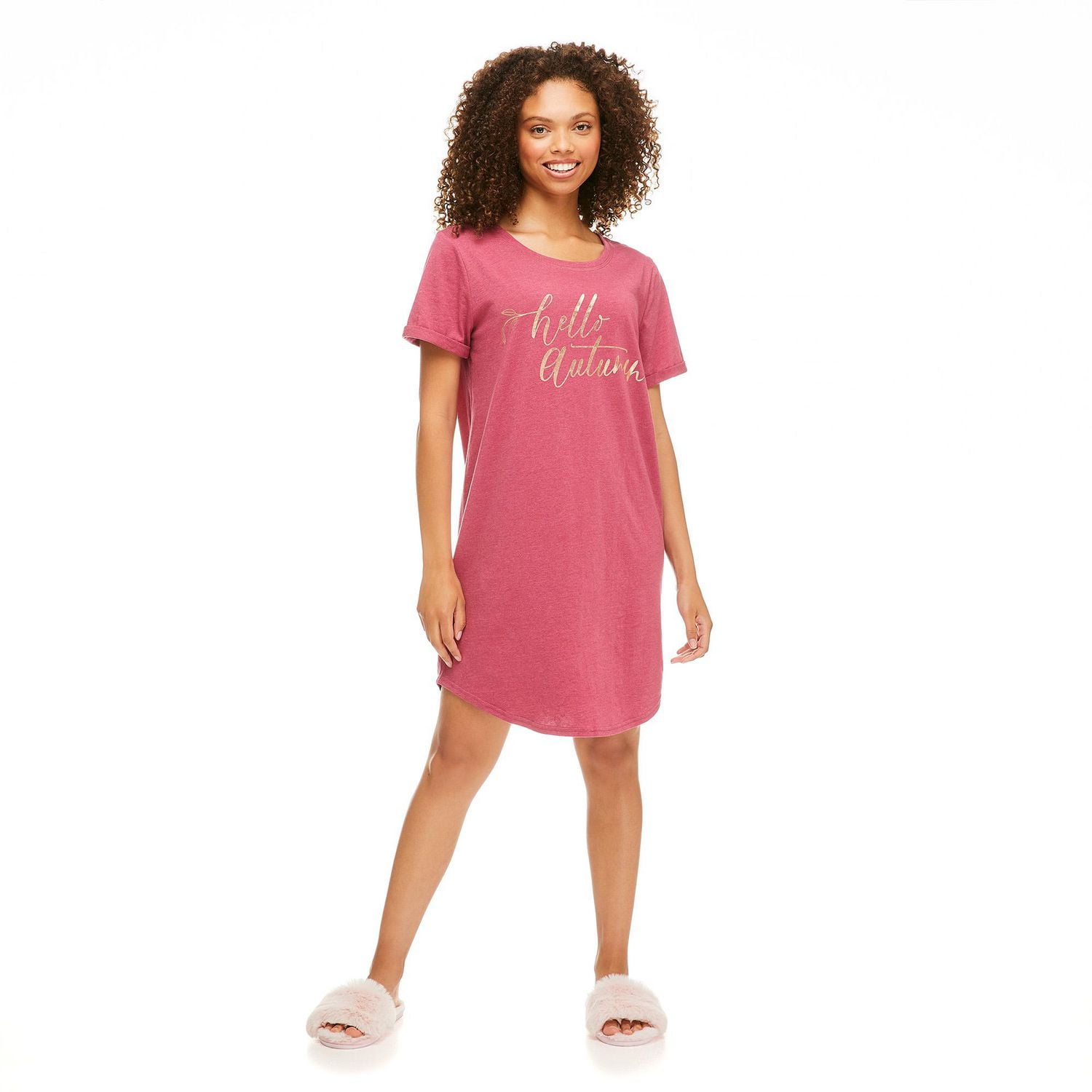George Women's Rolled Sleeve Nightshirt