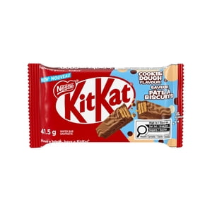 KITKAT Cookie Dough-flavoured Barres de Wafer, remplissage aromatisé à la pâte & Fausses