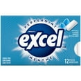 thumbnail image 1 of EXCEL, Peppermint Flavoured Sugar Free Chewing Gum, 12 Pieces, 1 Pack, 1 of 8