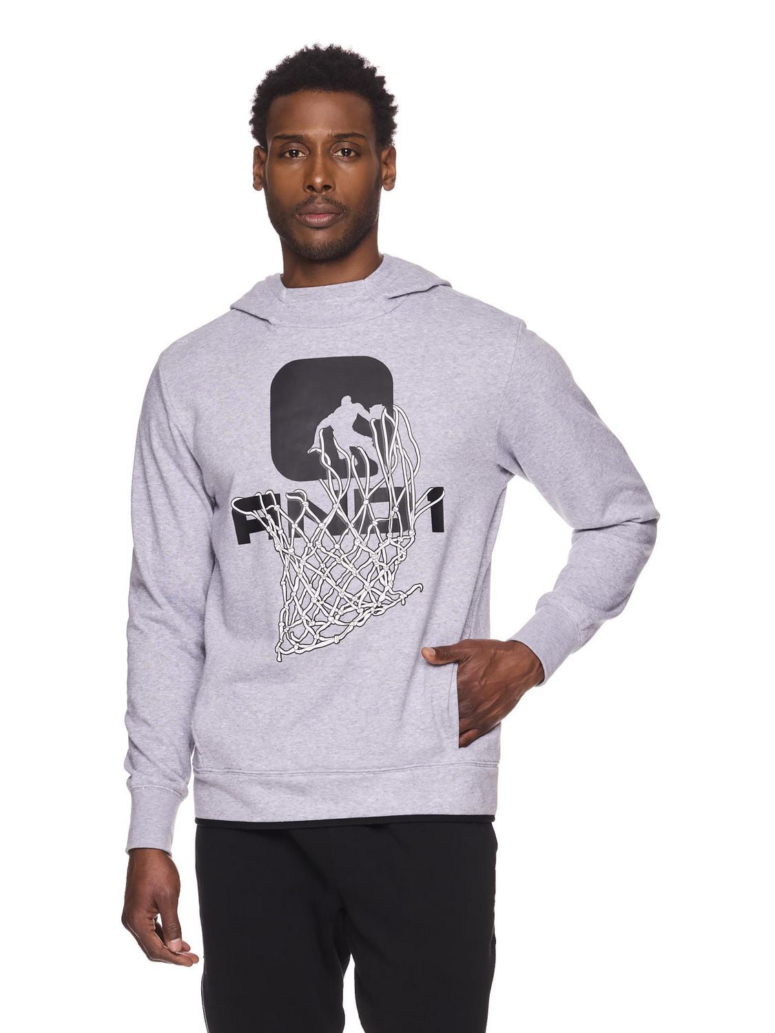 AND1 Men's Bank Shot Graphic Hoodie