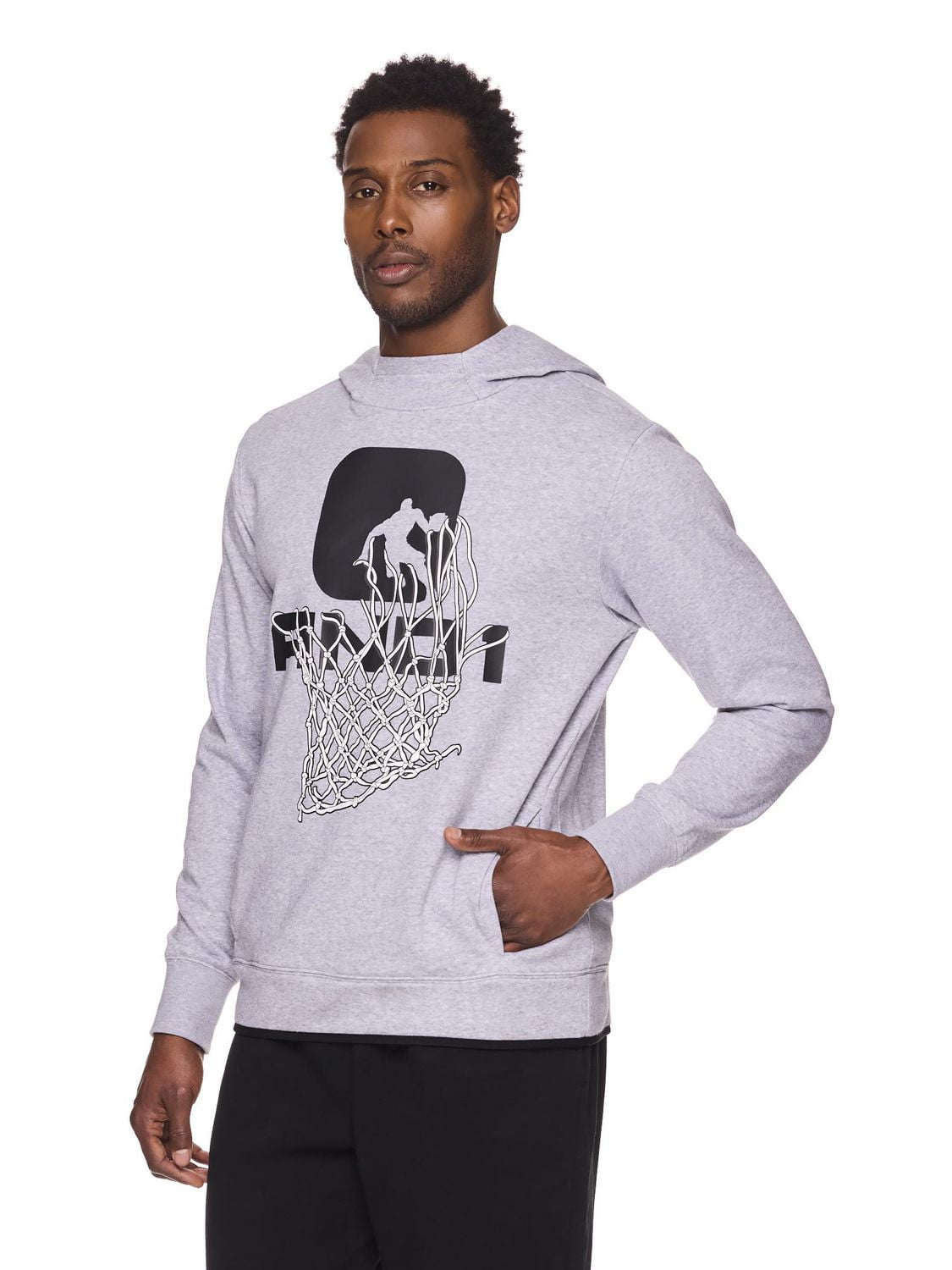 AND1 Men's Bank Shot Graphic Hoodie