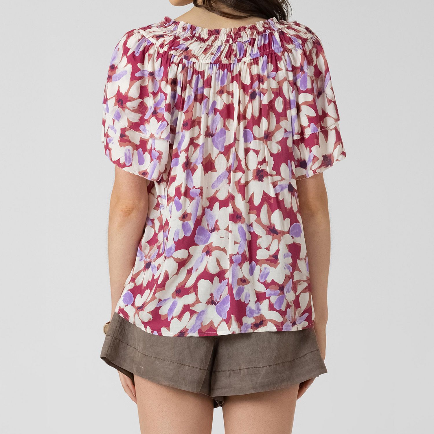 Devoted, Blouse à manches flottantes, tailles TP TG