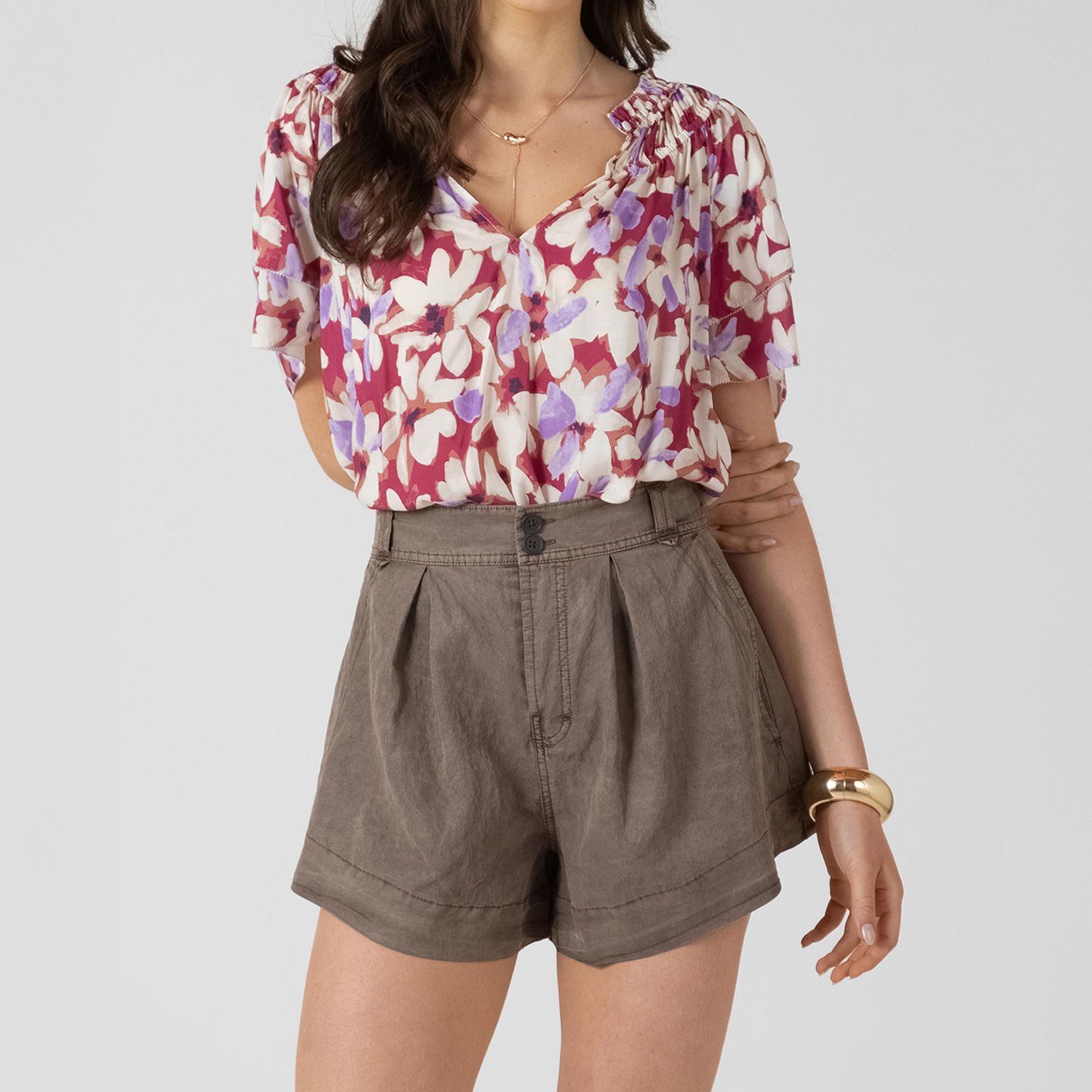 Devoted, Blouse à manches flottantes, tailles TP TG