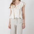 thumbnail image 4 of Devoted, Ruffled Tencel Blouse, Sizes XS-XL, 4 of 4