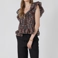 thumbnail image 4 of Devoted, Ruffled Tencel Blouse, Sizes XS-XL, 4 of 4