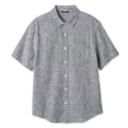 thumbnail image 1 of George Big Men's Linen-Blend Shirt, 1 of 1