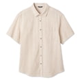 thumbnail image 1 of George Big Men's Linen-Blend Shirt, 1 of 1