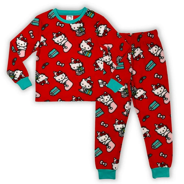 Ensemble pyjama Hello Kitty rouge