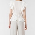 thumbnail image 3 of Devoted, Ruffled Tencel Blouse, Sizes XS-XL, 3 of 4