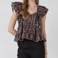 thumbnail image 1 of Devoted, Ruffled Tencel Blouse, Sizes XS-XL, 1 of 4