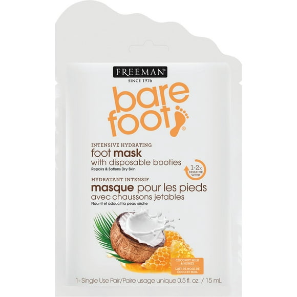 Freeman Bare Foot Masque hydratant intensif pour les pieds avec chaussons jetables