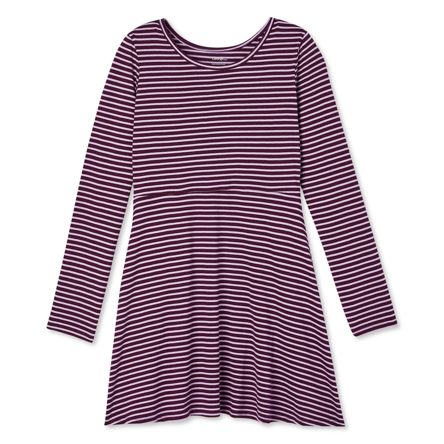 Girls long sleeve skater dress best sale