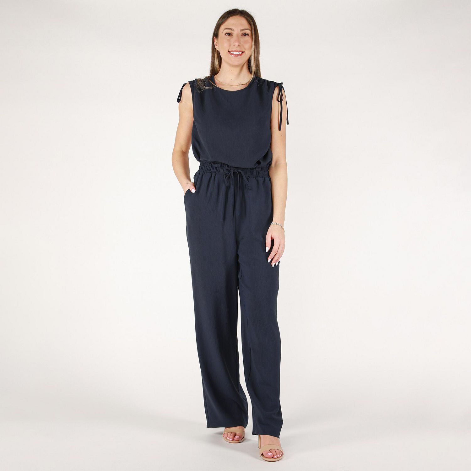 DV wide leg satin pant