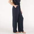 thumbnail image 3 of DV pantalon en satin à jambe large, 3 of 7