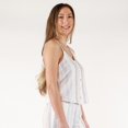 thumbnail image 3 of DV Striped camisole with button up front, 3 of 7