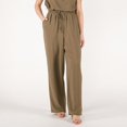 thumbnail image 1 of DV pantalon en satin à jambe large, 1 of 7