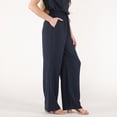 thumbnail image 3 of DV pantalon en satin à jambe large, 3 of 7