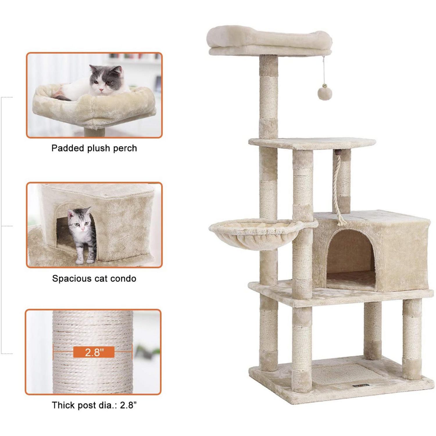 Songmics hot sale cat condo