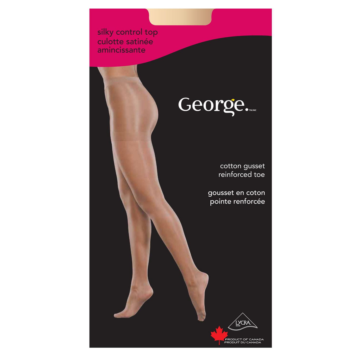 2 Pair George Fashion Back Seam Control Top Silky Sheer Pantyhose -  International Society of Hypertension