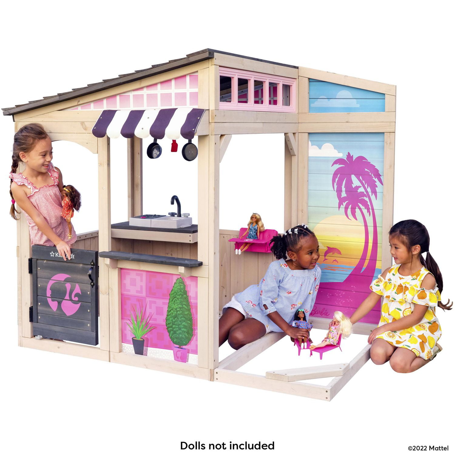 Kidkraft Seaside Wooden Outdoor Playhouse P280192E