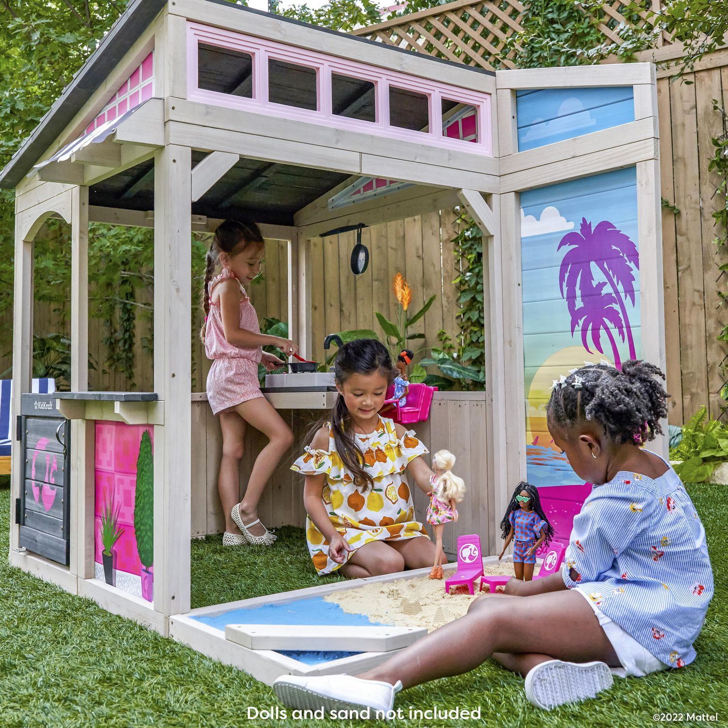 Barbie playhouse outdoor on sale