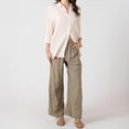 thumbnail image 2 of Devoted, Textured Button Front Blouse, Sizes XS-XL, 2 of 4