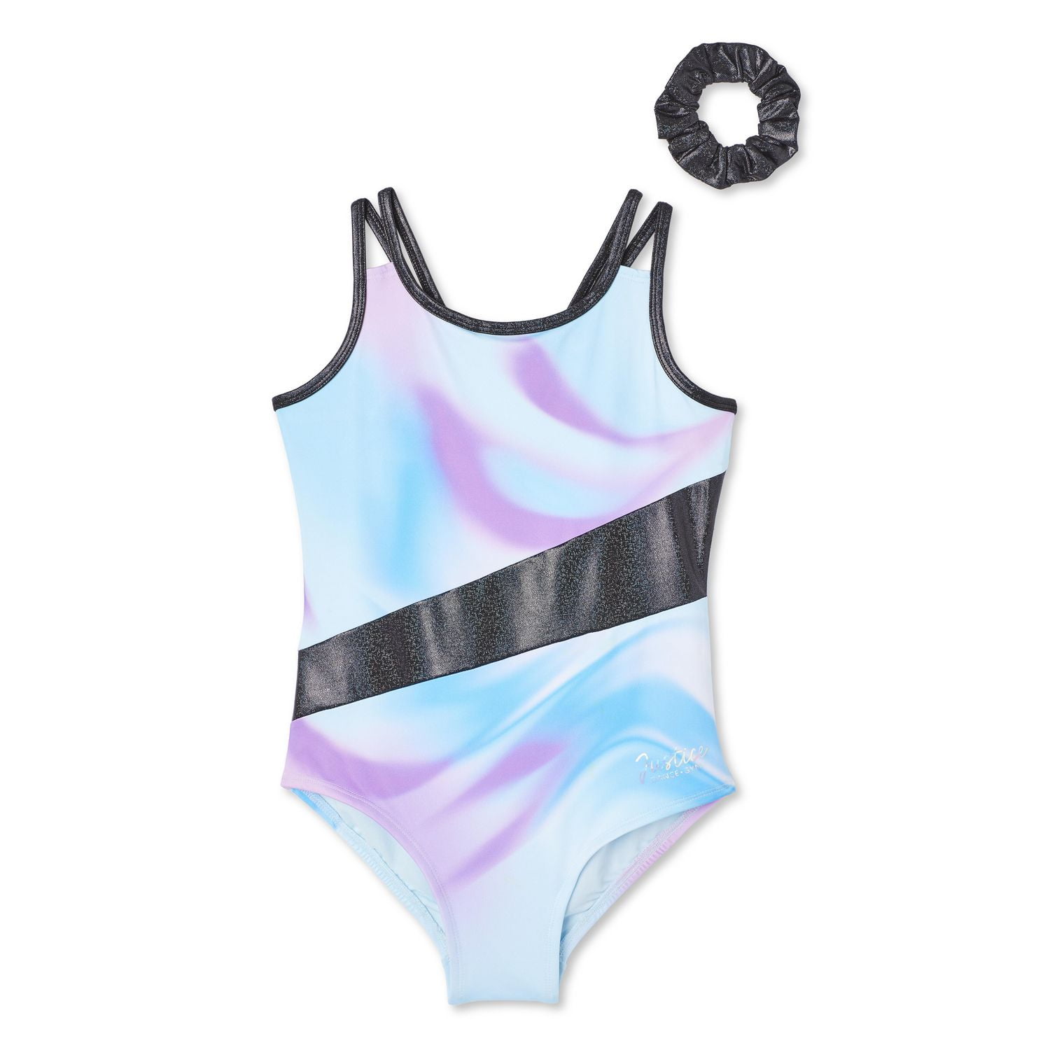 Justice Girls' Printed Leotard 2-Piece Set