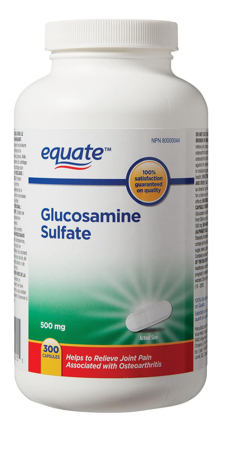 Equate Glucosamine Sulfate 500 mg Walmart Canada
