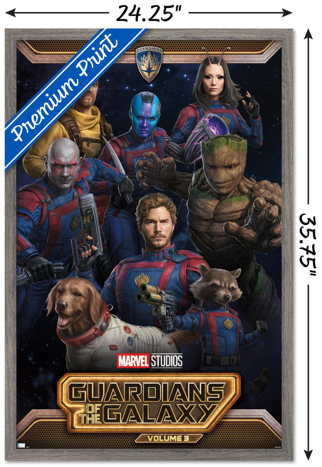 Marvel Guardians of the Galaxy Vol 3 - Group Wall Poster