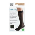 thumbnail image 4 of BIOS Living Compression Sheer Hosiery, Knee Length in Black, Size Medium, Moderate Compression (15-20mmHg), 4 of 5