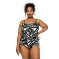 thumbnail image 1 of George Women's Plus Ruched Tankini, 1 of 6