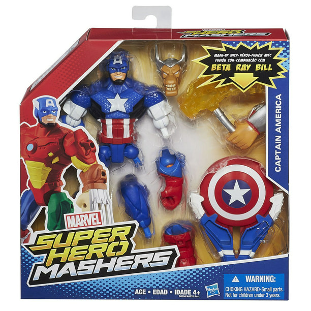Marvel Super Hero Mashers - Figurine Captain America