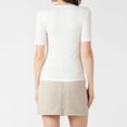 thumbnail image 3 of Devoted, Ribbed Lace Up Tee, Sizes XS-XL, 3 of 4