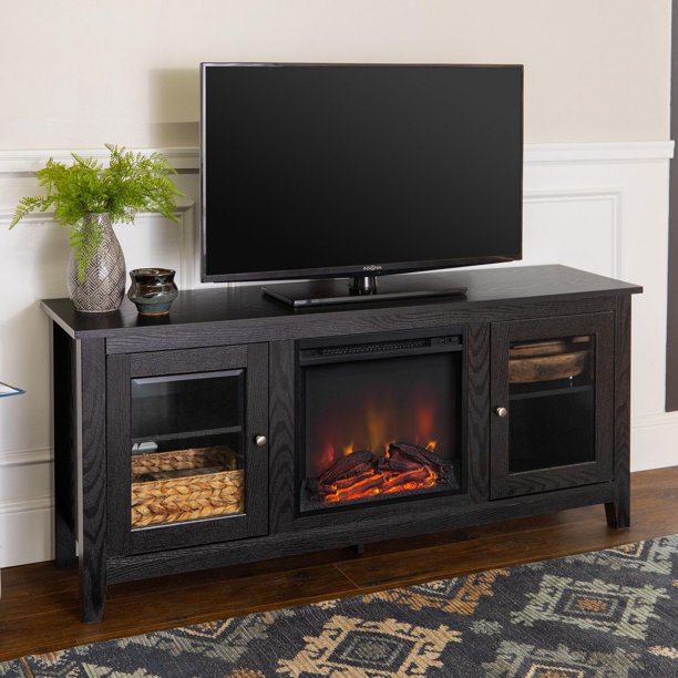 Manor Park Traditional Fireplace TV Stand for TV's up to 64" Multiple