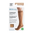thumbnail image 4 of BIOS Living Compression Sheer Hosiery, Knee Length in Beige, Size Medium, Moderate Compression (15-20mmHg), 4 of 5