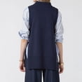 thumbnail image 3 of Devoted, Longline Sweater Vest, Sizes XS-XL, 3 of 4