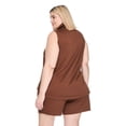 thumbnail image 3 of Lane Bryant Women's Plus Sleeveless Quarter Zip Top, 3 of 6