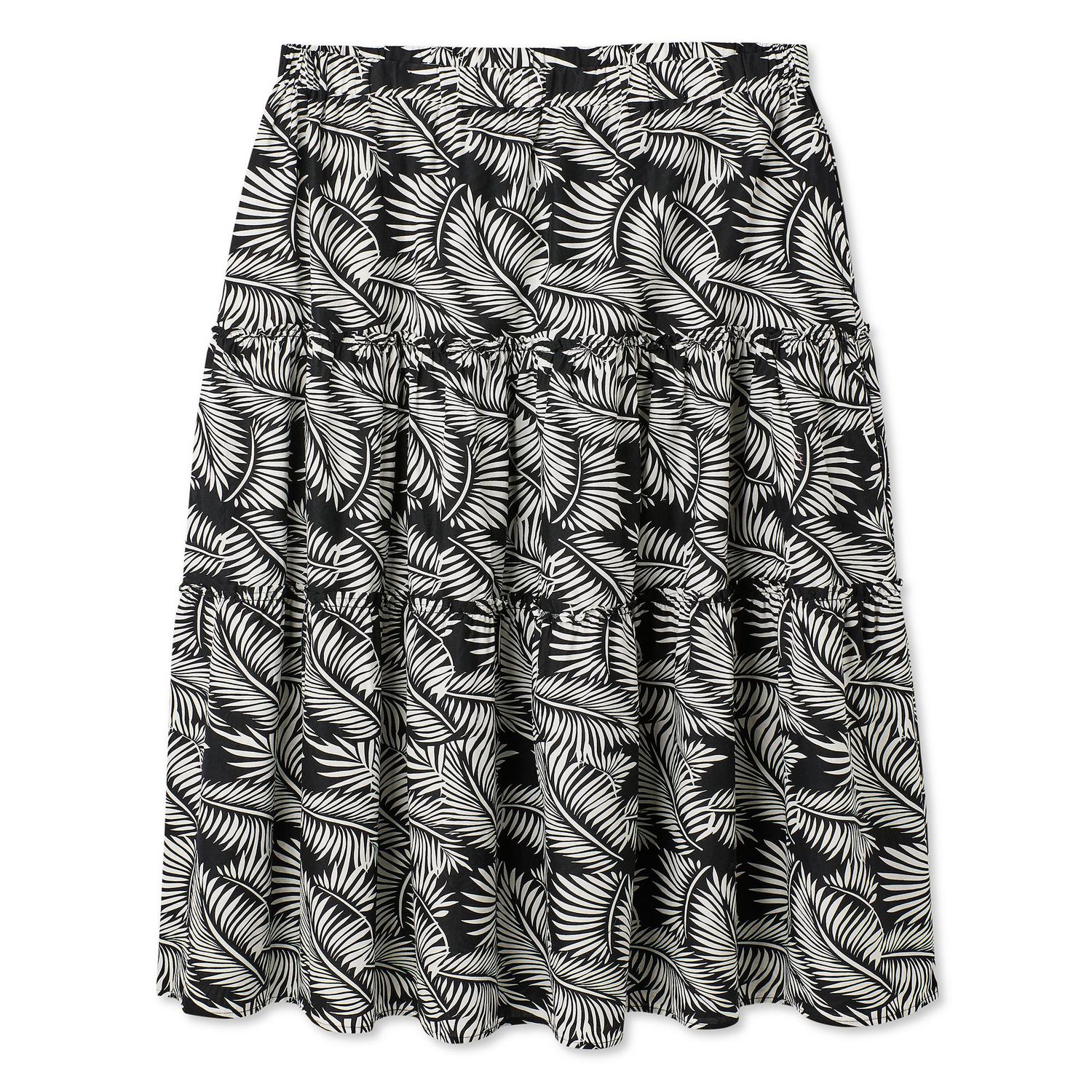 Lane Bryant Women's Plus Tiered Maxi Skirt
