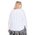 thumbnail image 3 of Lane Bryant Women's Plus Linen-Blend Button-Up Shirt, 3 of 6