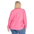 thumbnail image 3 of Lane Bryant Women's Plus Linen-Blend Button-Up Shirt, 3 of 6