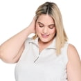 thumbnail image 4 of Lane Bryant Women's Plus Sleeveless Quarter Zip Top, 4 of 6