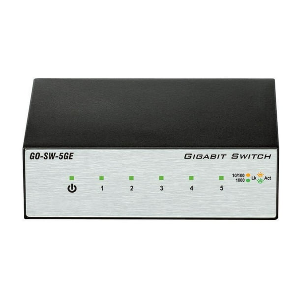D-Link Commutateur de bureau Gigabit à 5 ports en métal - GO-SW-5GE