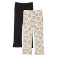 thumbnail image 1 of George Toddler Girls' Flared Legging 2-Pack, 1 of 2