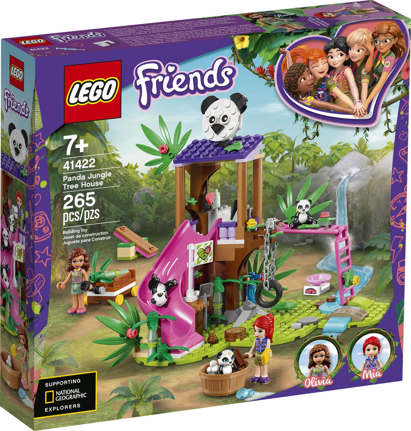 walmart lego friends panda