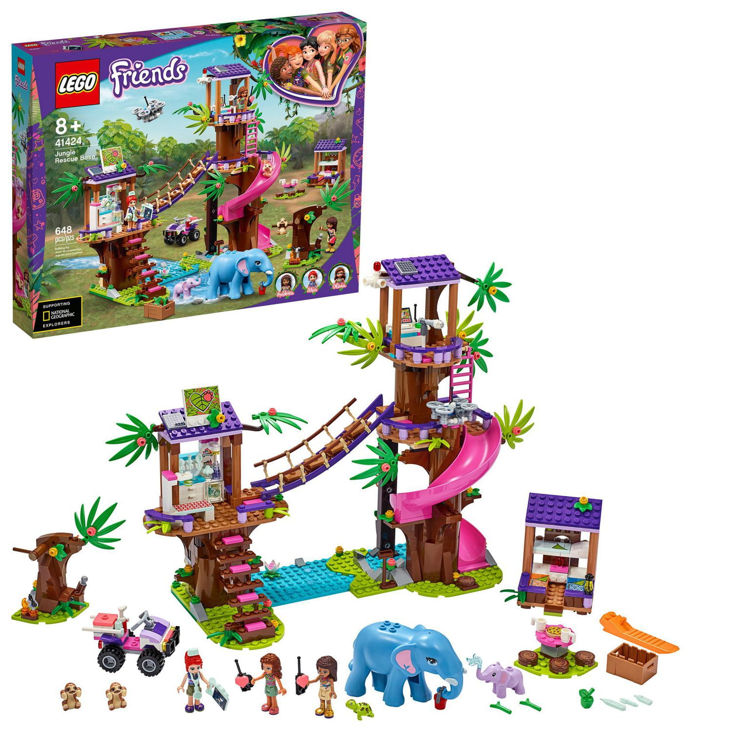 lego friends jungle rescue base kmart