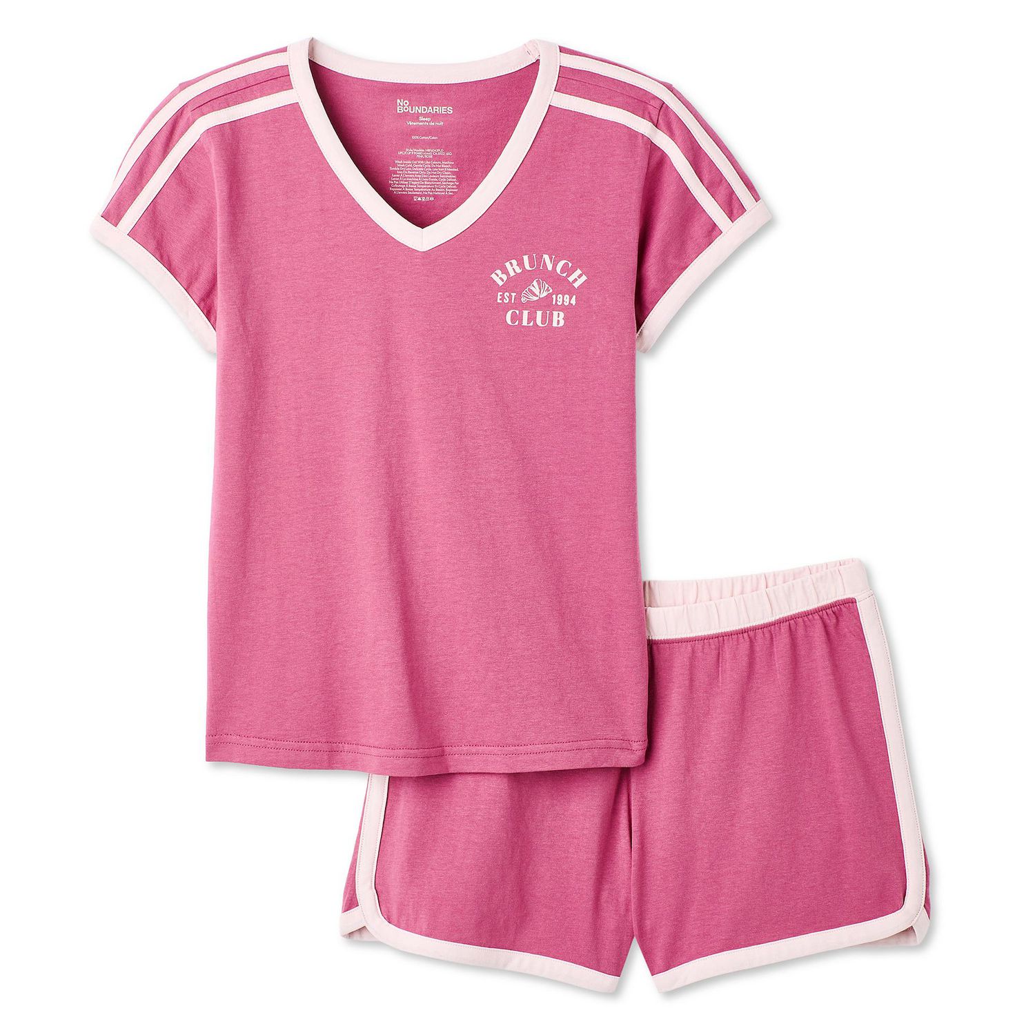 Pyjama 2 pièces No Boundaries pour femmes