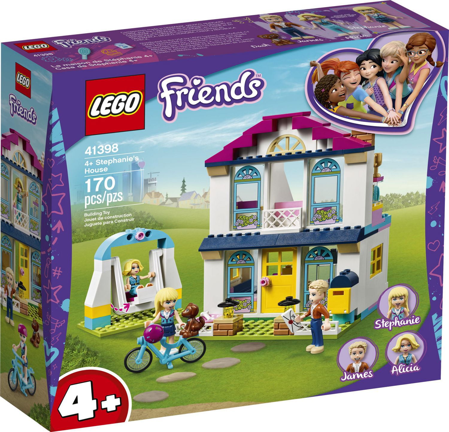 walmart lego friends stephanie's house